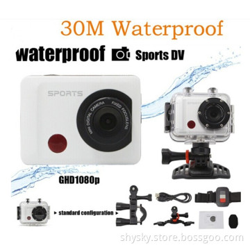 Action Sport Camera F26 30M waterproof Full HD 1080P 30FPS H.264+waterproof case Video Helmet camera